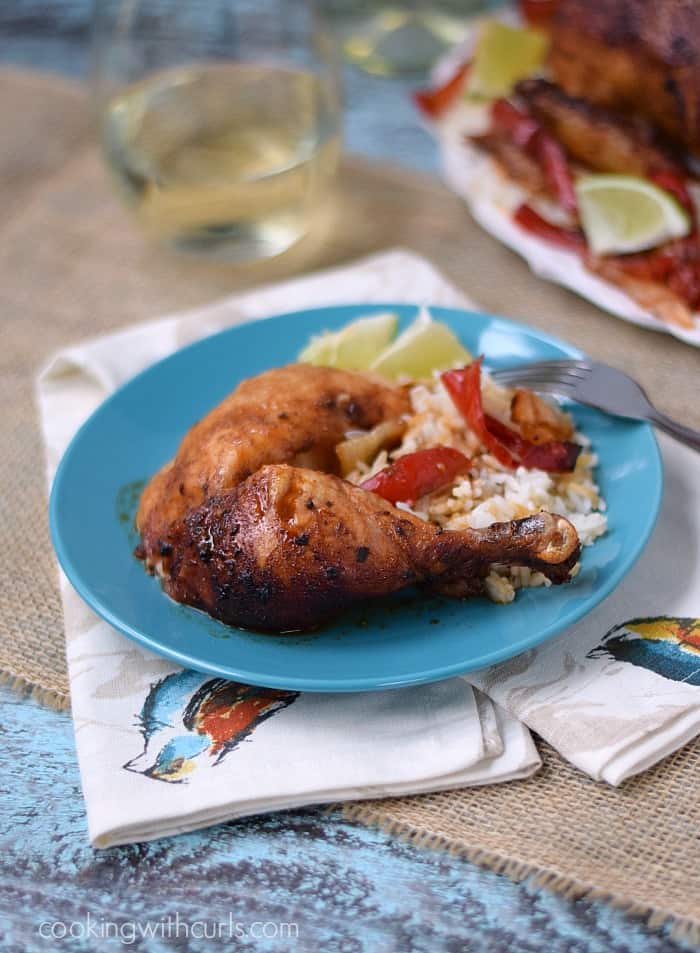Pollo a la Brasa (Peruvian Roast Chicken) // Aji Verde 