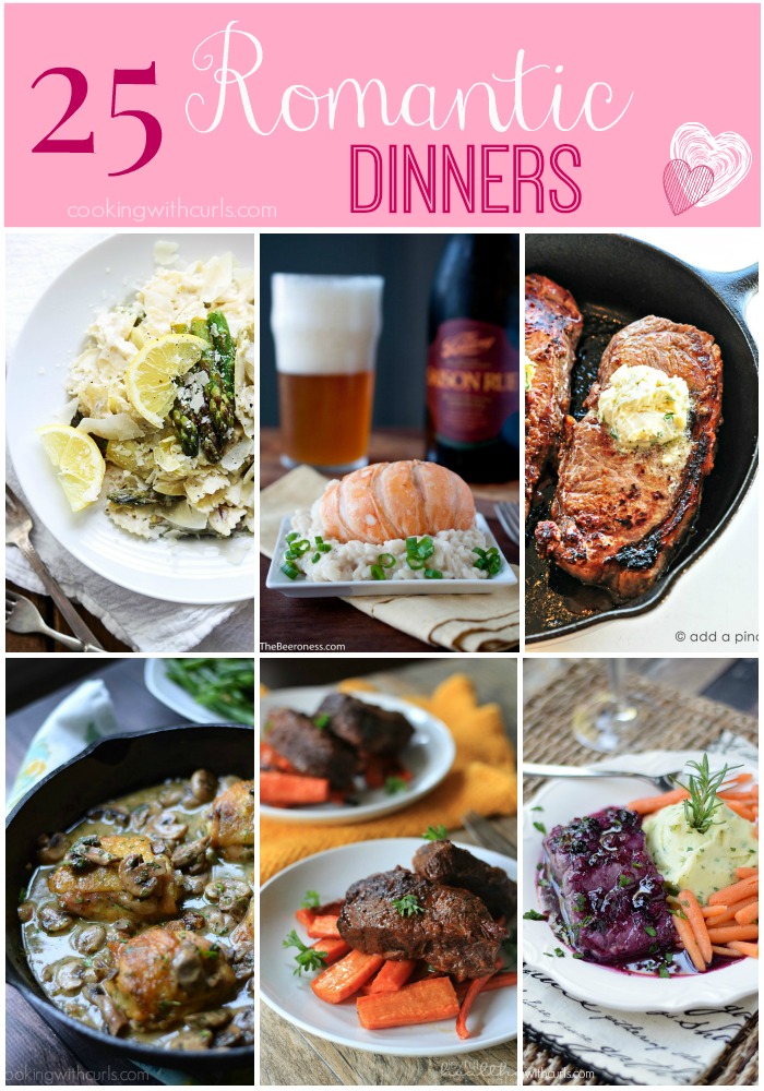 25 Romantic Dinners Cooking With Curls