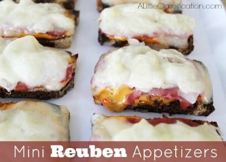 Mini Reuben Appetizers 450