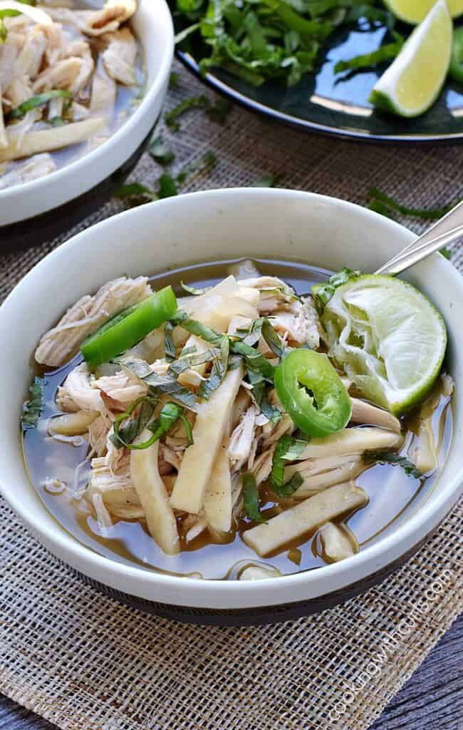 Chinese Chicken Noodle Soup - Cooking With Curls