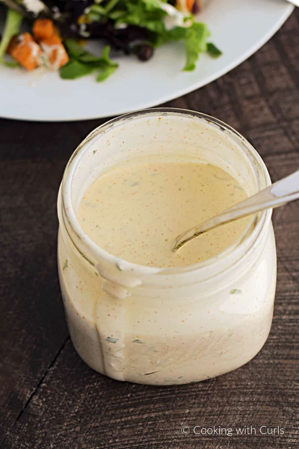 Homemade Chipotle Ranch Dressing Cooking With Curls