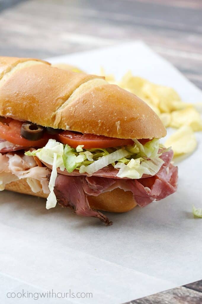 Italian Sub Sandwich & the feeding frenzy - Cooking With Curls
