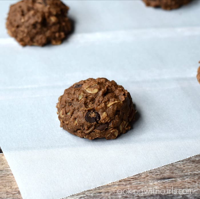 Chocolate Peanut Butter Oatmeal Cookies (vegan) & national bittersweet chocolate day Cooking