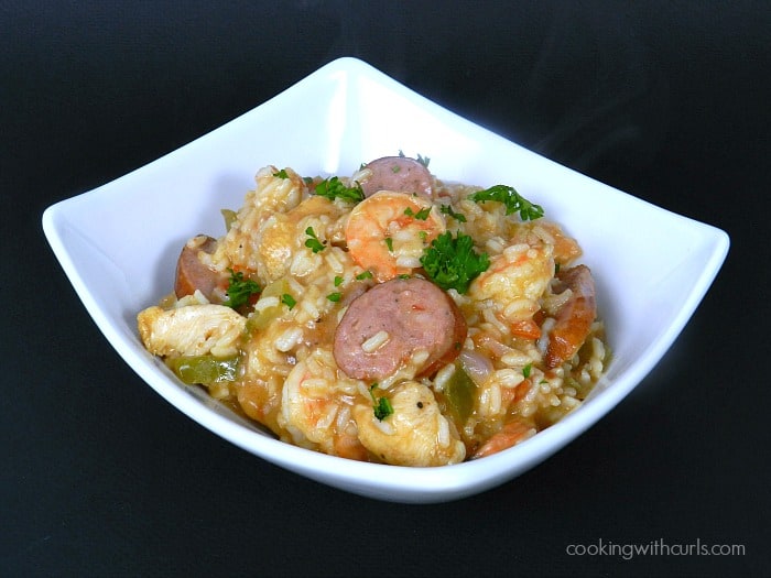 Shrimp Jambalaya | cookingwithcurls.com #creole