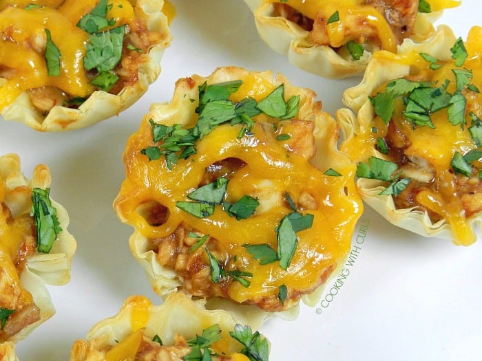 These Barbecue Chicken Bites are a fun and easy appetizer! cookingwithcurls.com