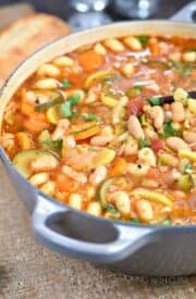 Minestrone Soup - Cooking with Curls