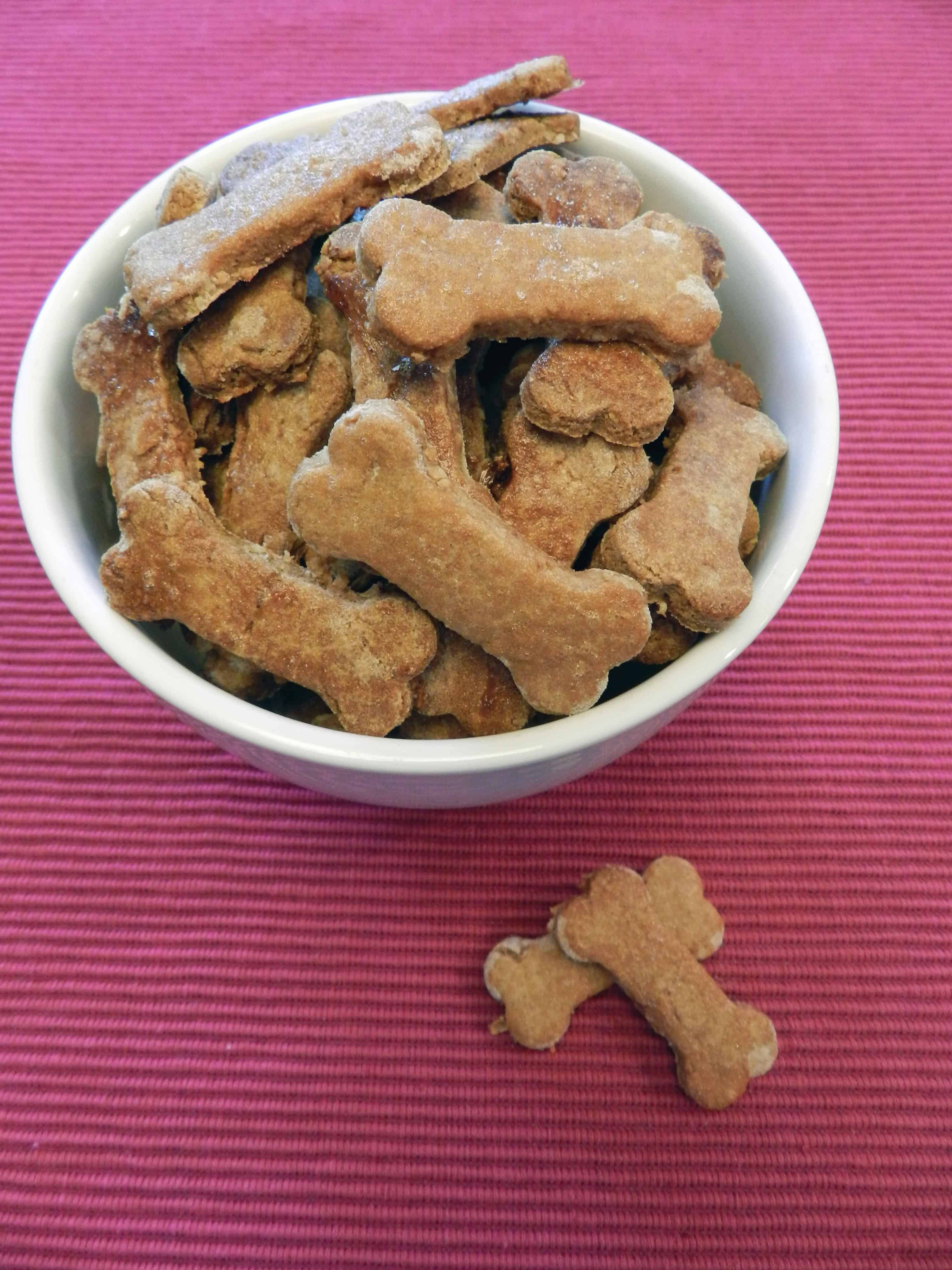 Peanut Butter Banana Dog Treats