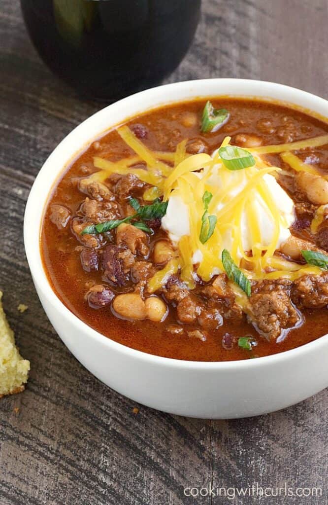 Guinness Beef Chili - Cooking with Curls