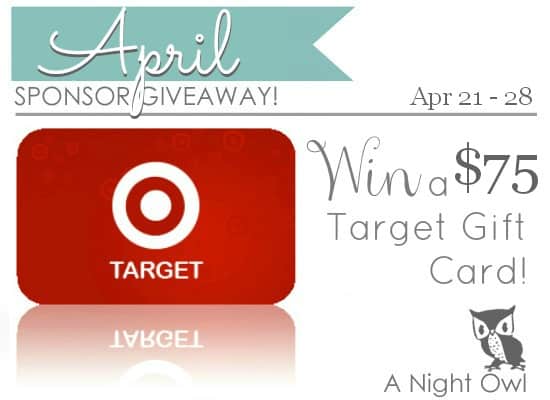 {Giveaway} $75 Target Gift Card {closed}