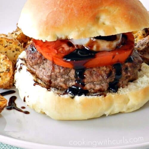 Greek Burgers - Cooking with Curls