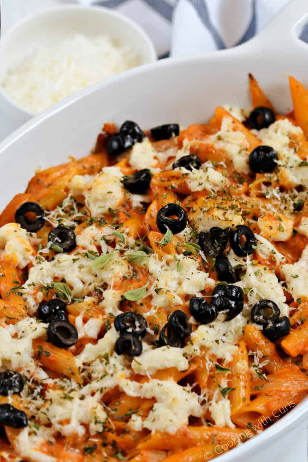 Cheesy Pizza Pasta Casserole {dairyfree} Cooking with Curls