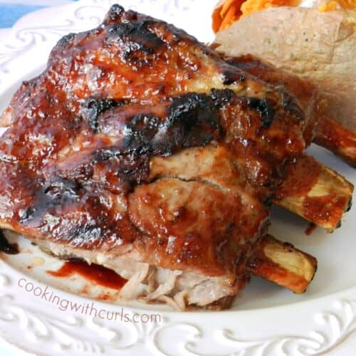 cherry chipotle ribs