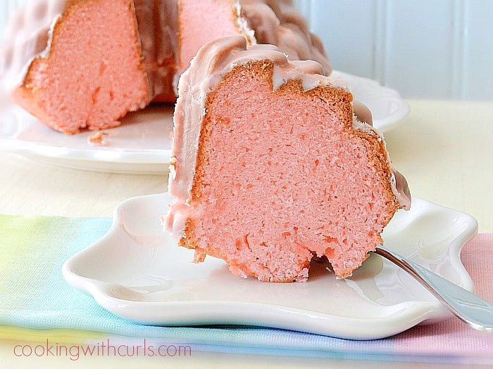 Grab yourself a nice big slice of this delicious Watermelon Margarita Cocktail Cake! cookingwithcurls.com
