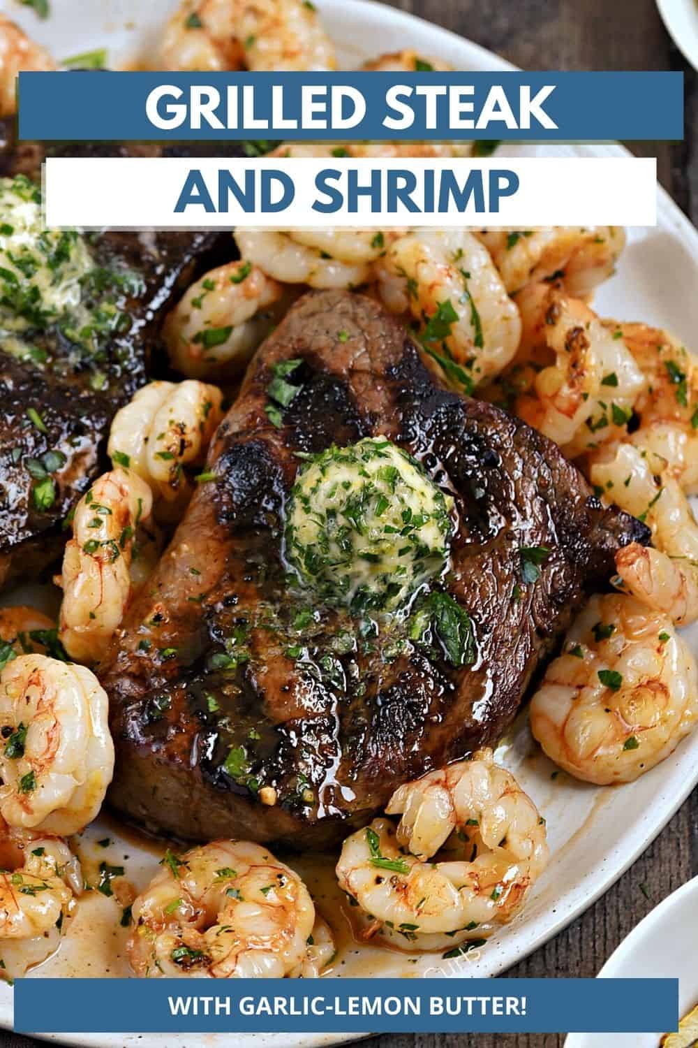 Grilled Steak and Shrimp - Cooking with Curls