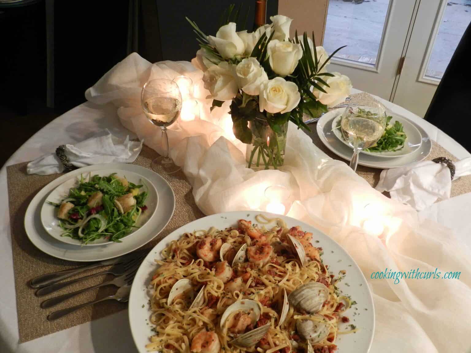 Candlelight Dinner Cancer cookingwithcurls WM