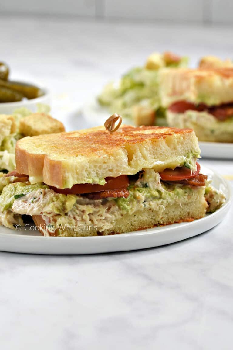 Albacore Tuna Melt Cooking with Curls