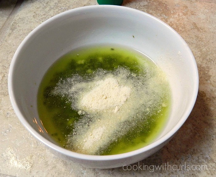 whisk the basil sauce together in a small bowl 
