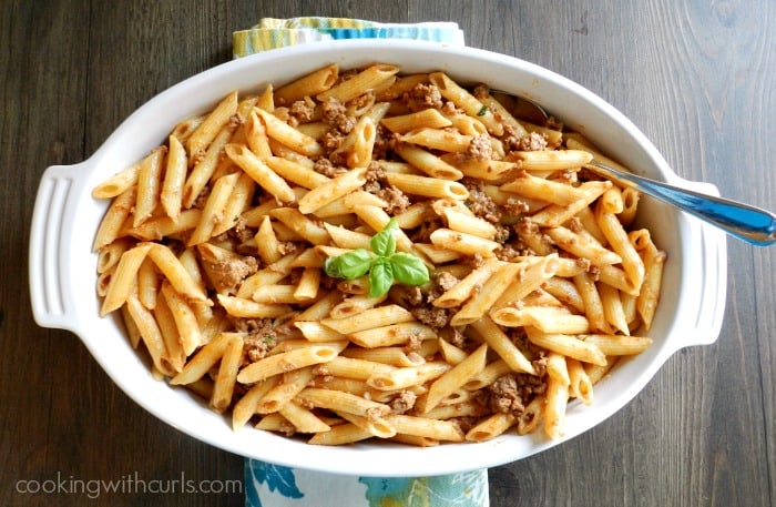 Stove Top Pastitsio {dairy-free} - Cooking With Curls