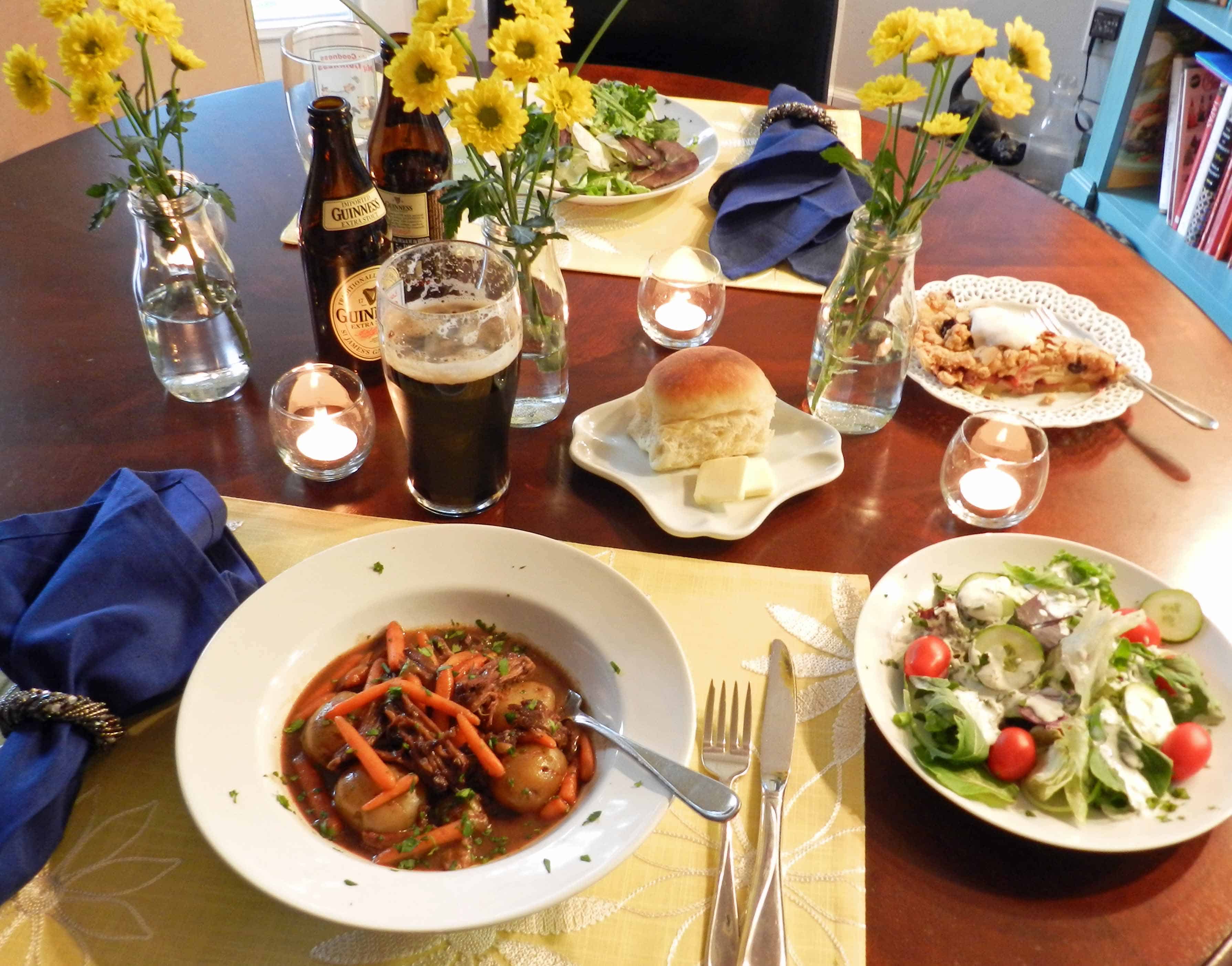 Dinner Salad & cooking with astrology Cooking With Curls