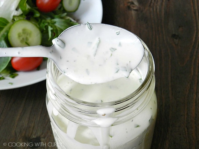 Delicious Homemade Ranch Dressing! cookingwithcurls