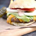 A Classic Diner Burger is a bit of nostalgia that I hope never goes out of style | cookingwithcurls.com