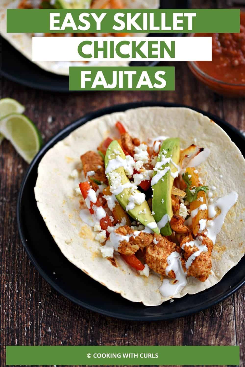 Chicken Fajitas - Cooking with Curls