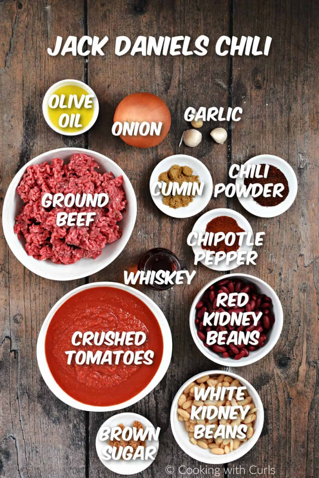 Jack Daniels Chili Cooking with Curls