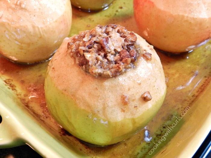 Spiced Rum Baked Apples Cooking With Curls