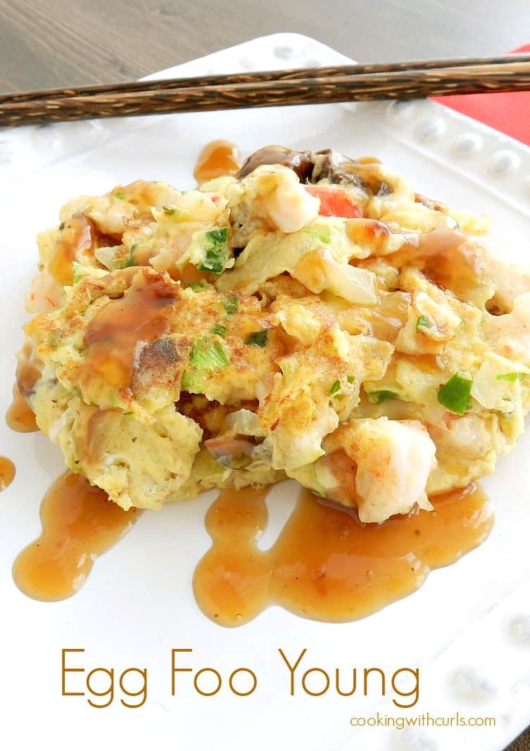 Egg Foo Young is a lot like a Chinese fritatta, and makes an excellent breakfast! cookingwithcurls.com