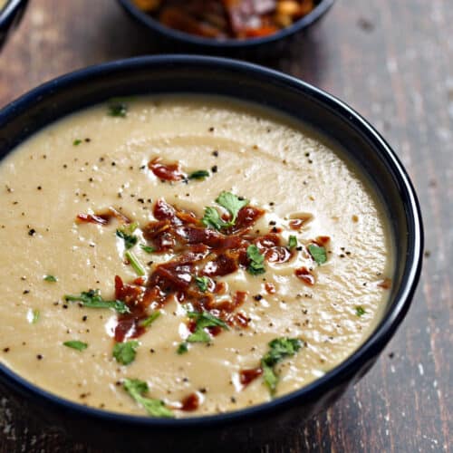 Creamy Carrot and Cauliflower Soup - Cooking with Curls