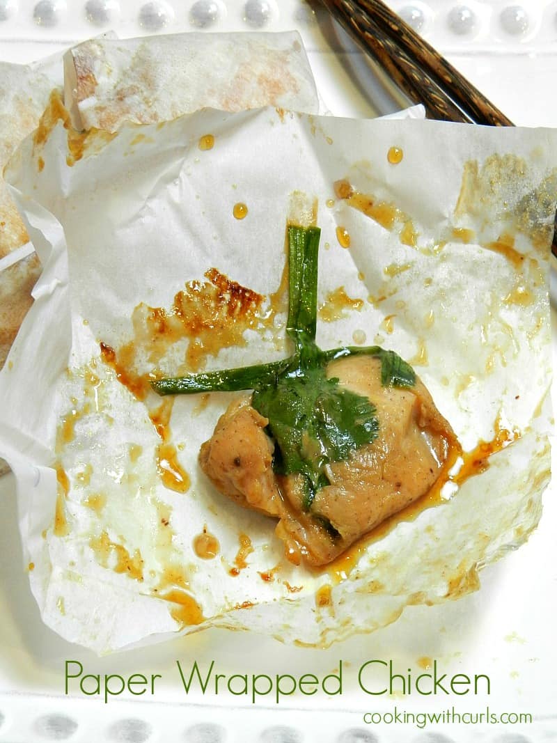 Paper Wrapped Chicken & cooking with astrology Cooking With Curls