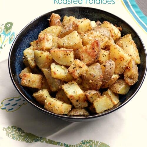 Crispy Herb Roasted Potatoes - Cooking with Curls