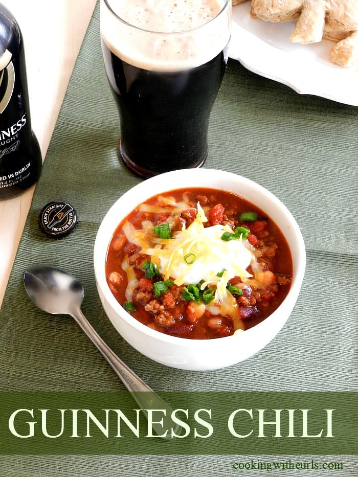 Guinness Chili by cookingwithcurls.com