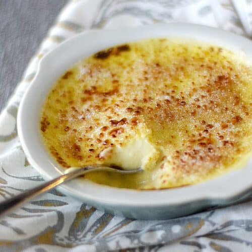 Eggnog Creme Brulee - Cooking with Curls