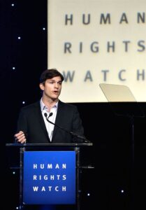 Ashton Kutcher Human Rights Watch