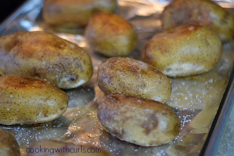 Baked Potato Skins baked cookingwithcurls.com