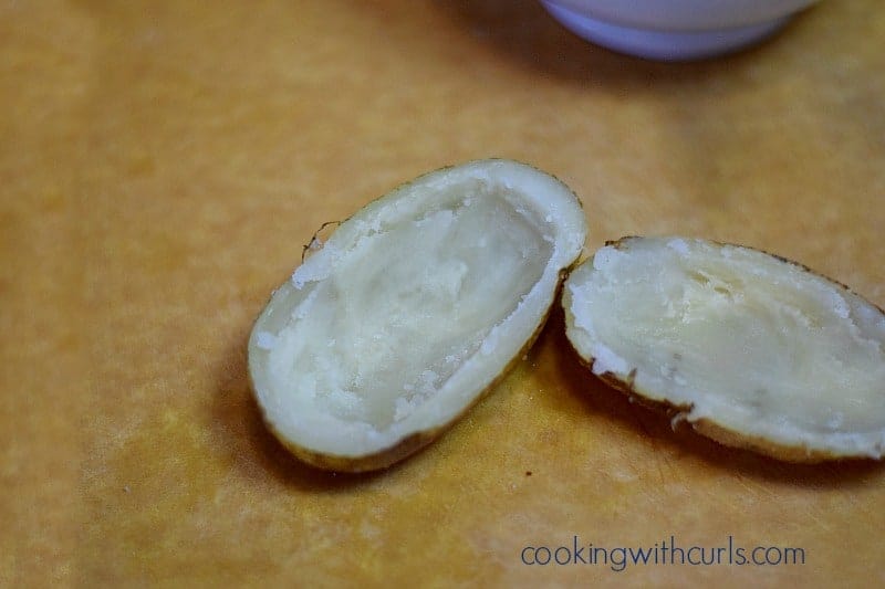 Baked Potato Skins scoop cookingwithcurls.com