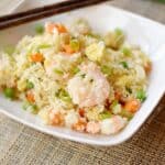 Everyone in the family will love this healthy, Paleo Shrimp Fried Rice! cookingwithcurls.com