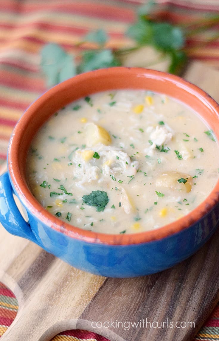 Southwest Crab Chowder - Cooking With Curls