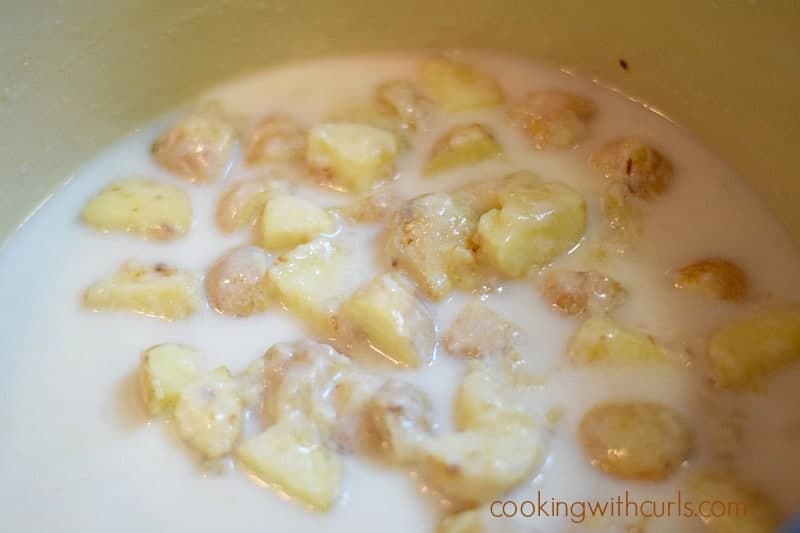 Southwest Crab Chowder milk cookingwithcurls.com