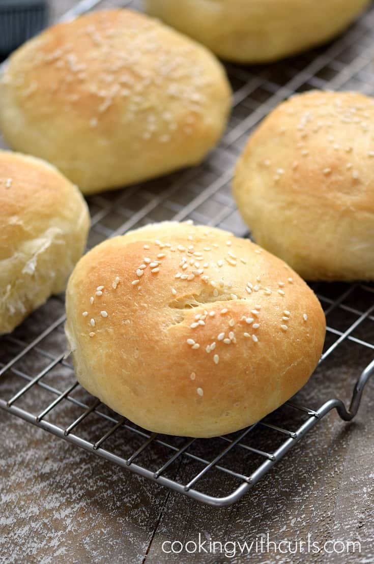 The only recipe for Homemade Hamburger Buns that you will ever need | cookingwithcurls.com