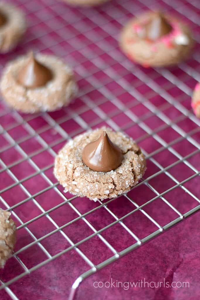 Chocolate Peanut Butter Kisses Cookies Cooking with Curls