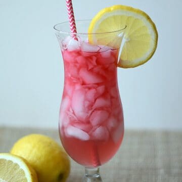 Passion Tea Lemonade Cocktail cookingwithcurls.com