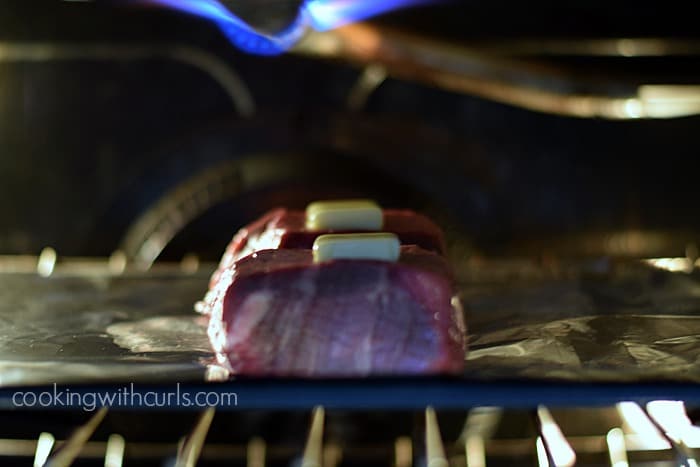 Beef Tenderloin with Shrimp and Mushroom Sauce broil cookingwithcurls.com