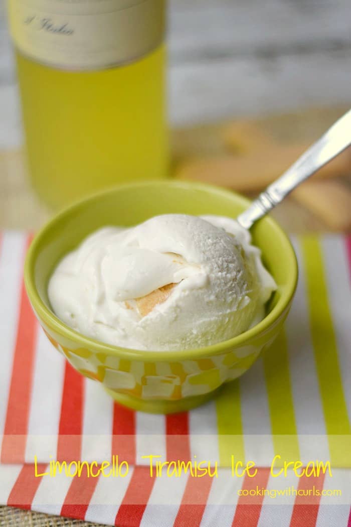 Limoncello Tiramisu Ice Cream