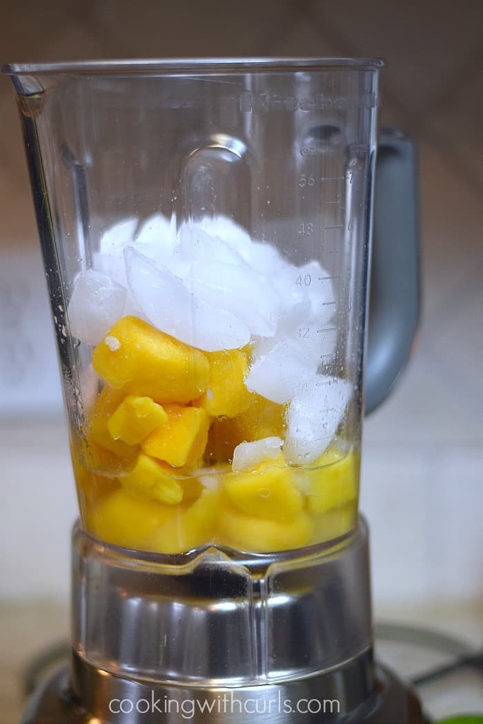 Frozen Mango Margarita - Cooking with Curls