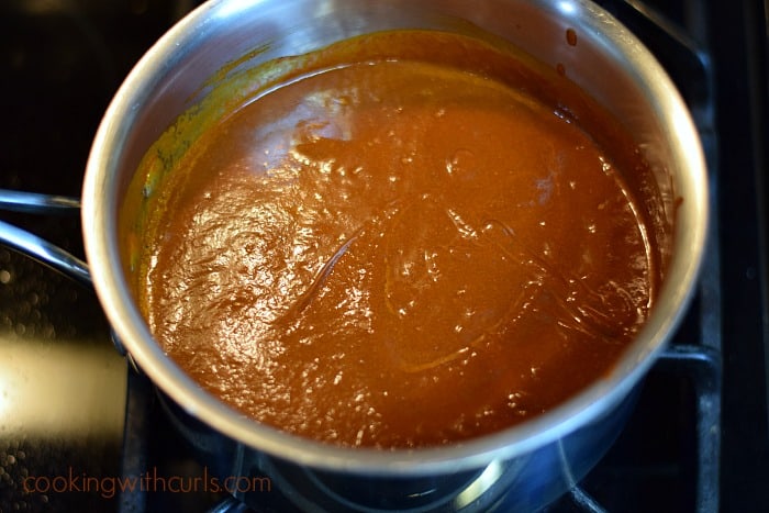 Red Chile Enchilada Sauce simmer cookingwithcurls.com
