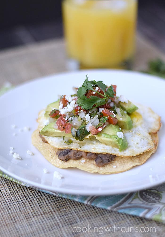 Breakfast Tostada | cookingwithcurls.com | Cooking with Astrology #Gemini