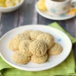 Clean Lemon Cookies are gluten-free and healthy! cookingwithcurls.com