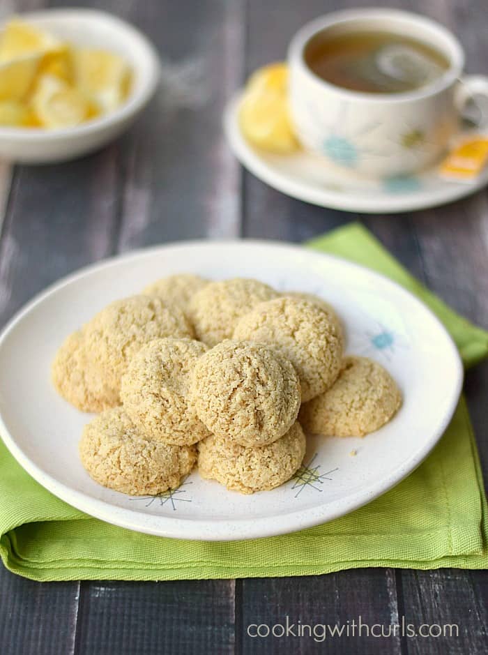Clean Lemon Cookies are gluten-free and healthy! cookingwithcurls.com